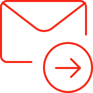 E-Mail Anhang mit Weiterleitungssymbol
